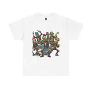 Zombie Rock Band Unisex Heavy Cotton Tee